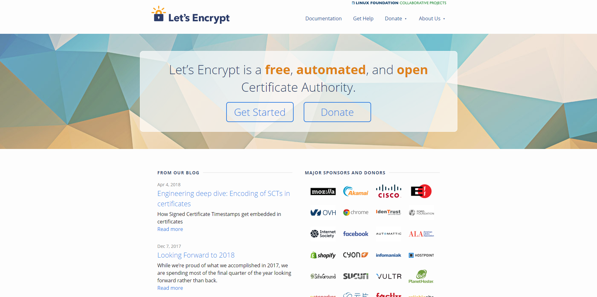 LetSencrypt | 免费HTTPS数字证书申请